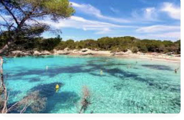 Turquoise Menorca cove